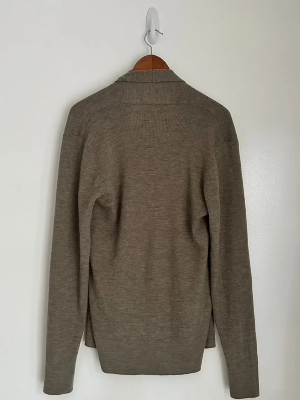 All Saints Merino Wool Slim Fit Cardigan Size L